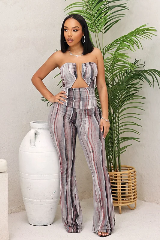 Perfect Weekend Mesh Underwire Jumpsuit