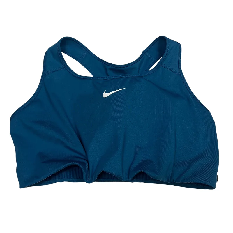 Athletic Bra By Nike In Blue, Size: 3x