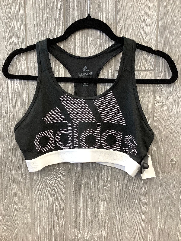 Athletic Bra By Adidas In Black, Size: L