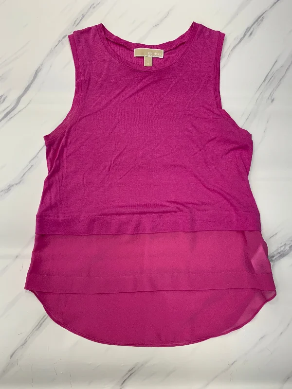 Top Sleeveless By Michael By Michael Kors In Pink, Size: M