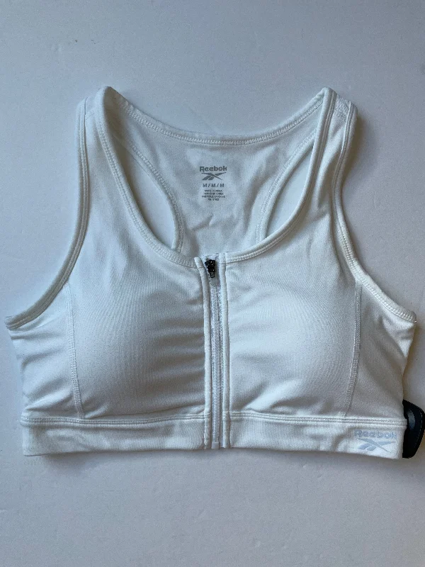 Athletic Bra By Reebok In White, Size: M