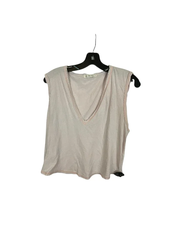 Top Sleeveless By Free People In Pink, Size: S