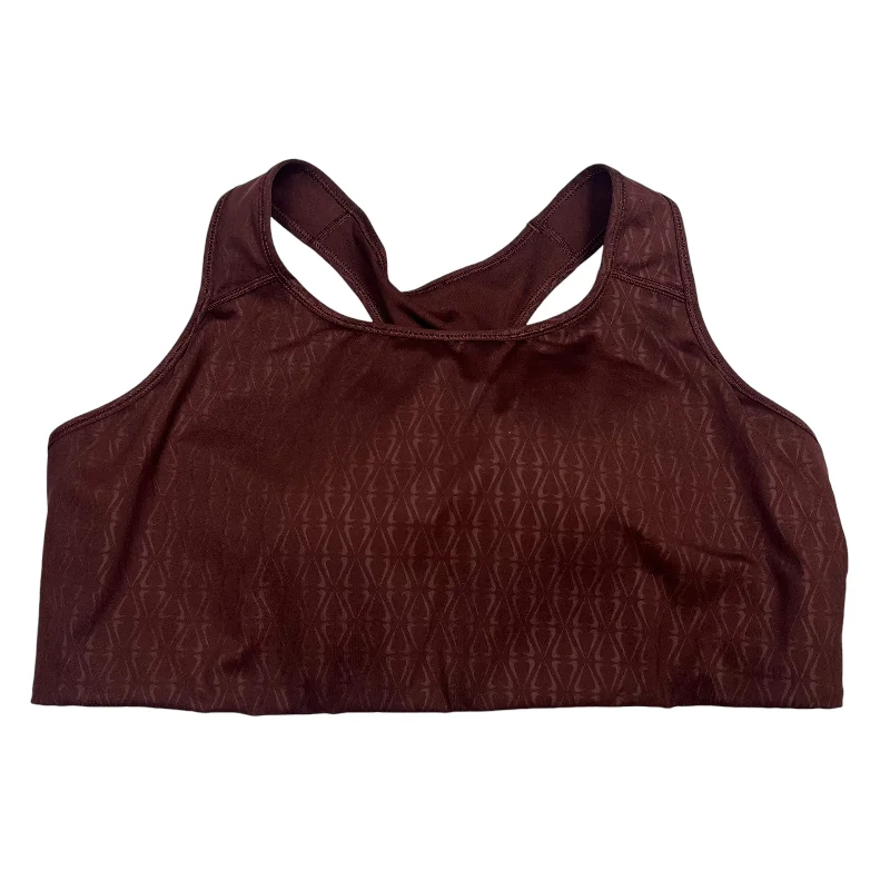 Athletic Bra By Nike In Brown, Size: 3x