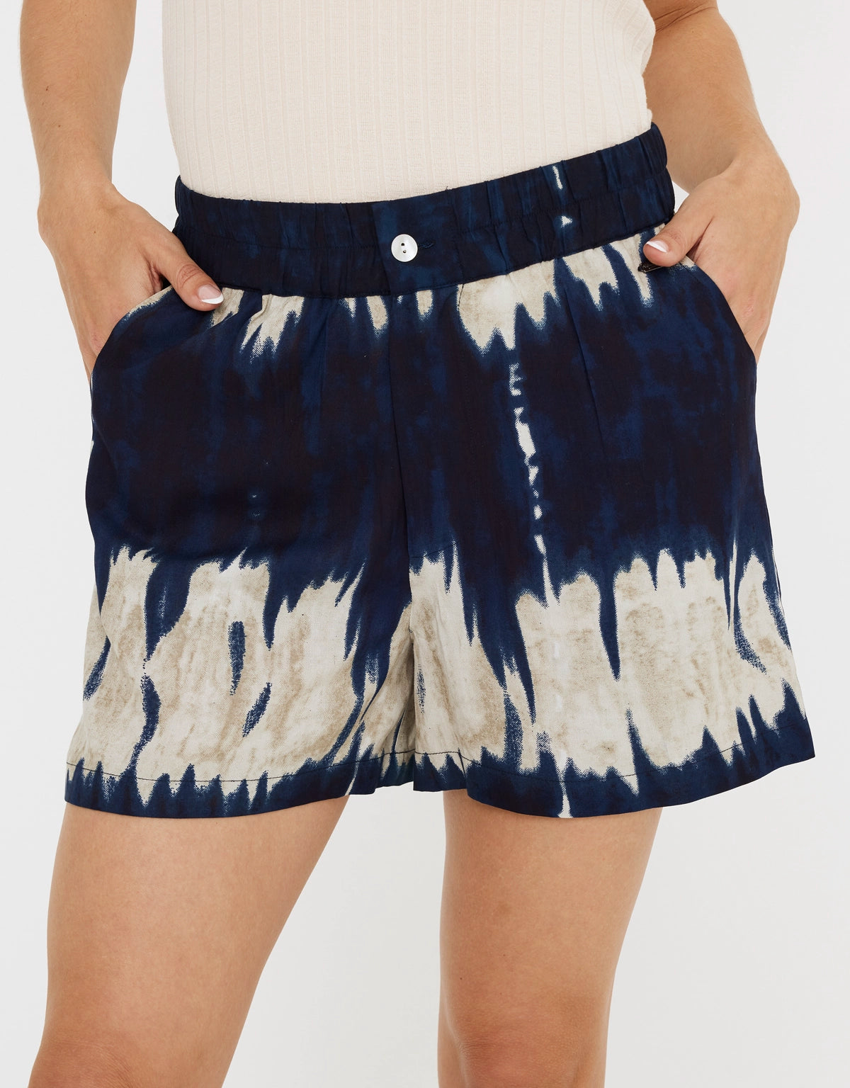 Short printed Bermuda shorts - Flamen