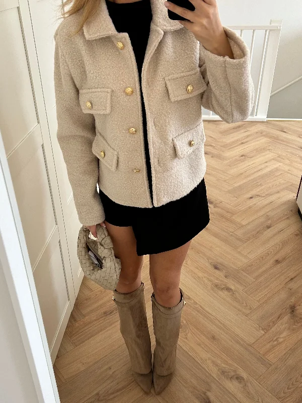 Teddy Jacket Beige