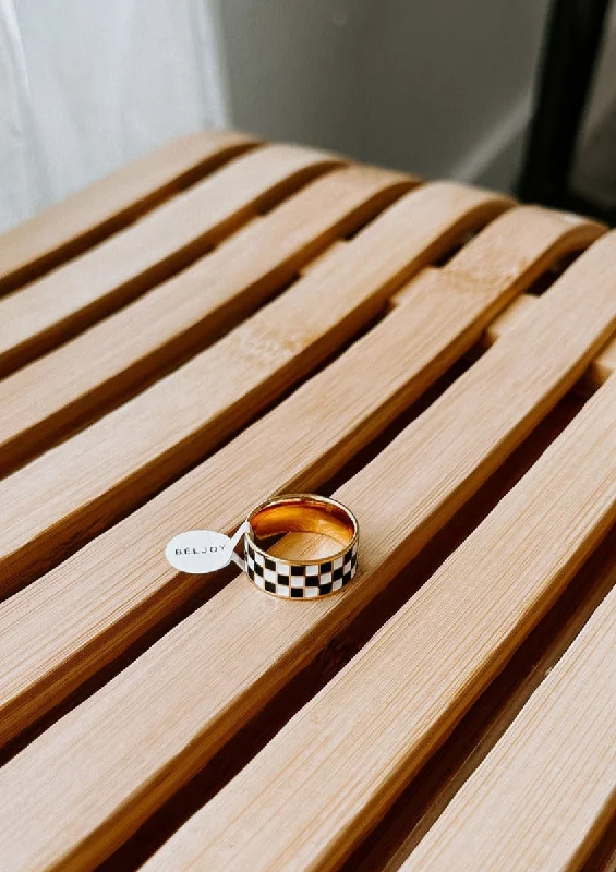 Rellery Checkerboard Rings