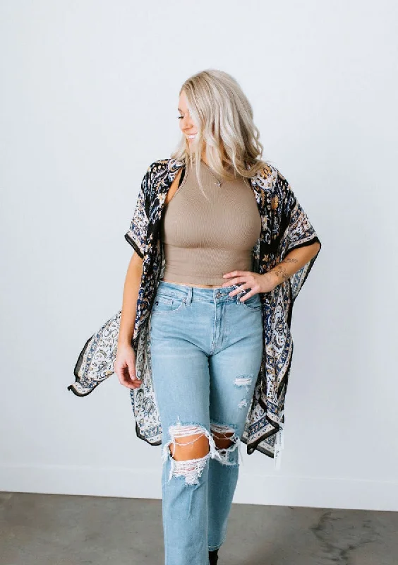 Selba Printed Kimono