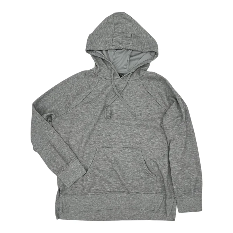 Sweatshirt Hoodie By Athletic Works In Grey, Size:Xl