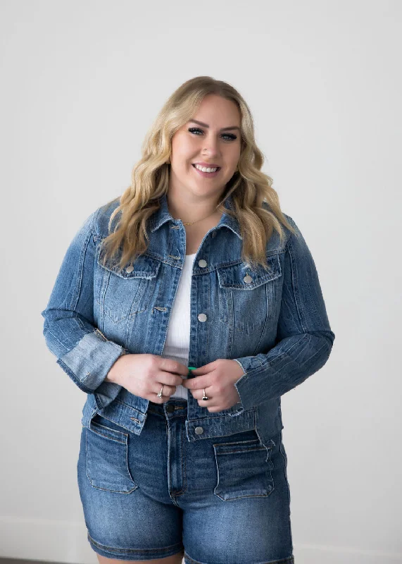 Curvy Sloane Denim Jacket