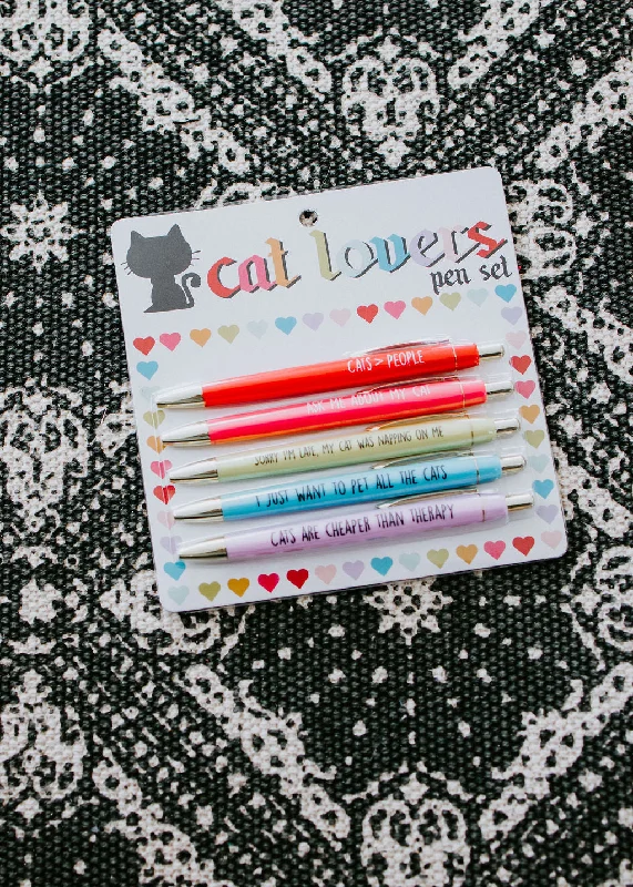 Cat Lovers Pen Set