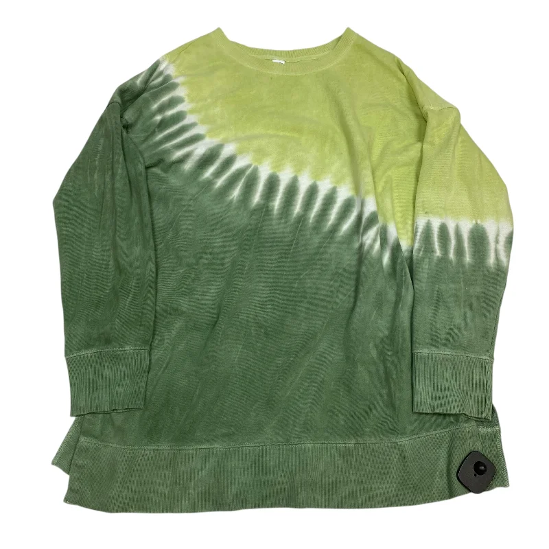 Sweatshirt Crewneck By Old Navy In Green, Size: M