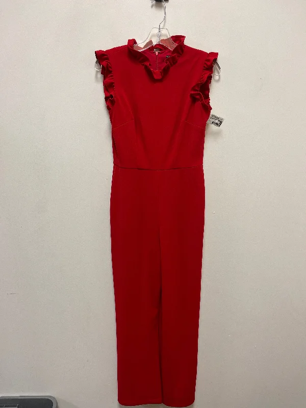 Jumpsuit By Maggy London In Red, Size: Xs