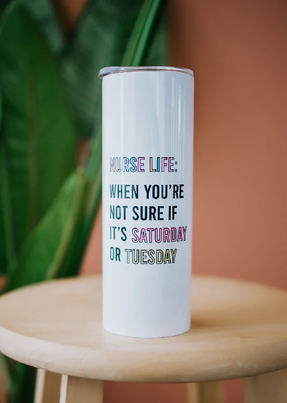 Nurse Life Travel Tumbler