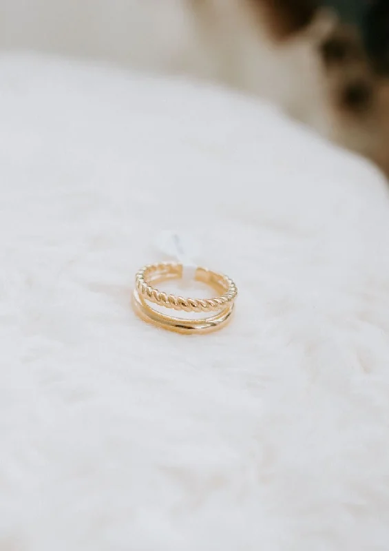 Rinona Double Layer Ring