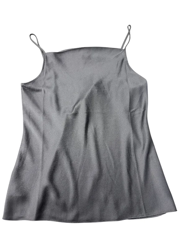 Top Sleeveless By Ann Taylor In Grey, Size: M