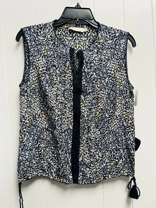 Top Sleeveless Designer By Tory Burch In Blue, Size: S