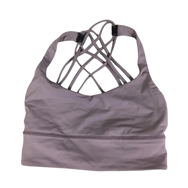 Athletic Bra By Lululemon In Purple, Size: 4