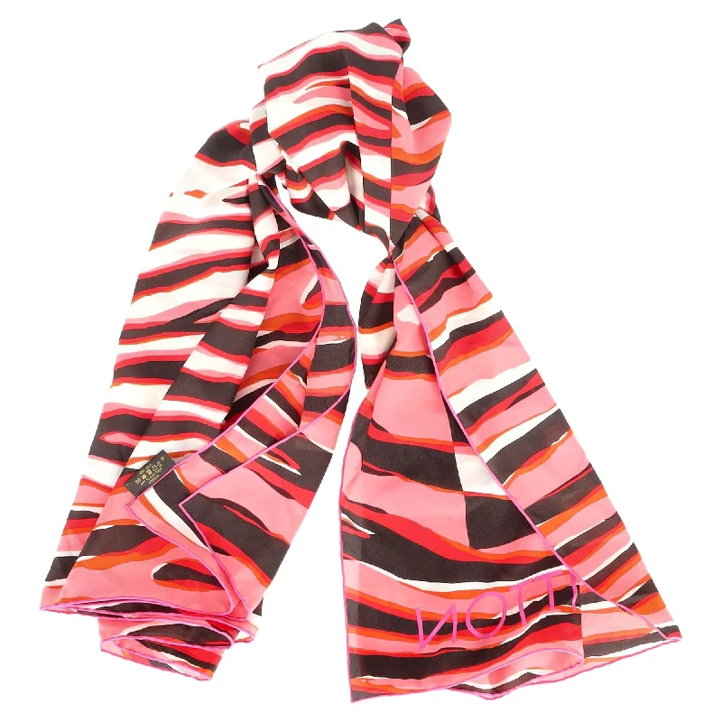 Louis Vuitton Zebra Print Scarf in Multicolor Silk