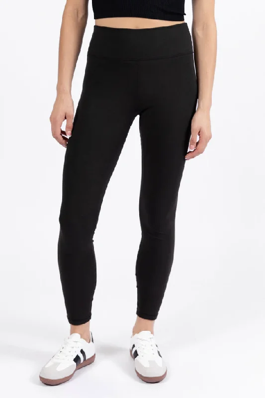 Embrace The Joy Black Brushed Knit Lounge Leggings FINAL SALE