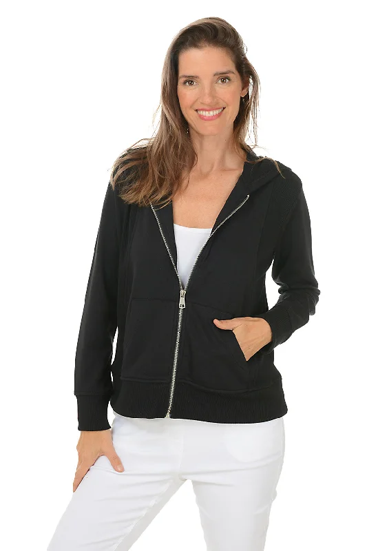 Zip-Front Scuba Hoodie