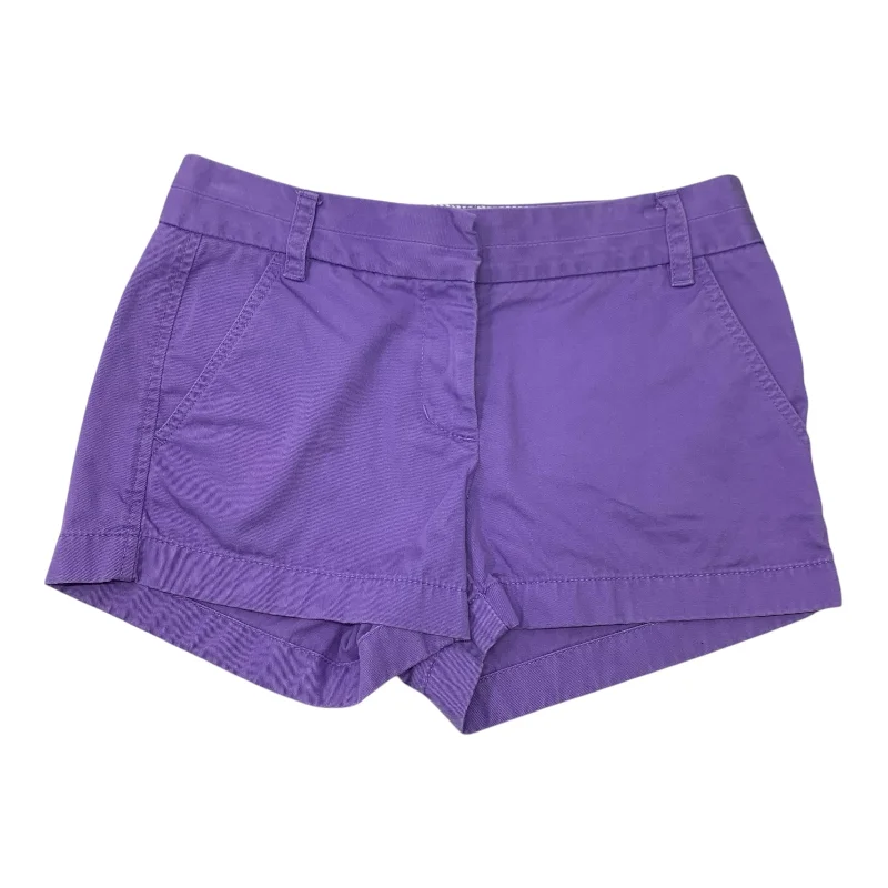 Shorts By J. Crew In Purple, Size: 0