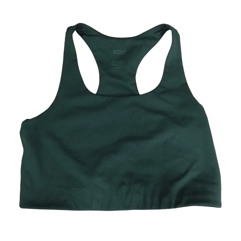 Athletic Bra By Cmc In Green, Size: L