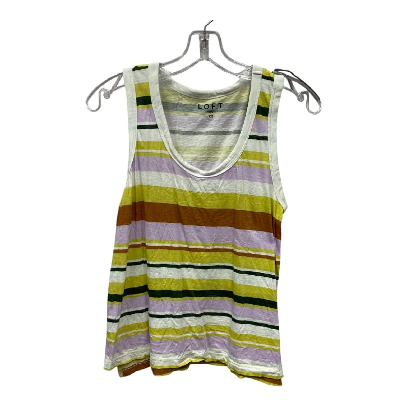 Top Sleeveless By Loft In Multi, Size:Xs