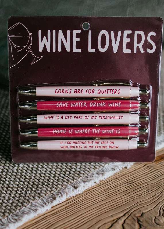 Wine Lovers Pen Set