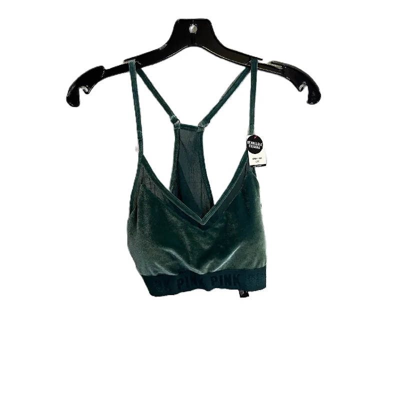 Athletic Bra By Pink In Green, Size: L