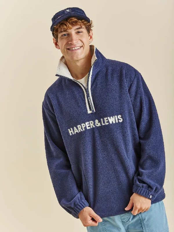 Ocean 1/4 Zip Fleece Navy