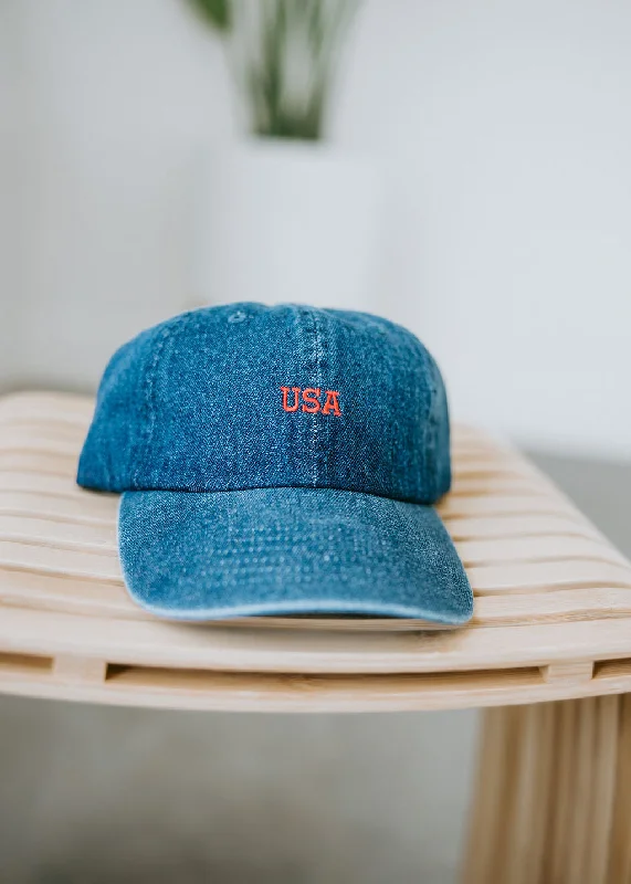 USA Denim Cap