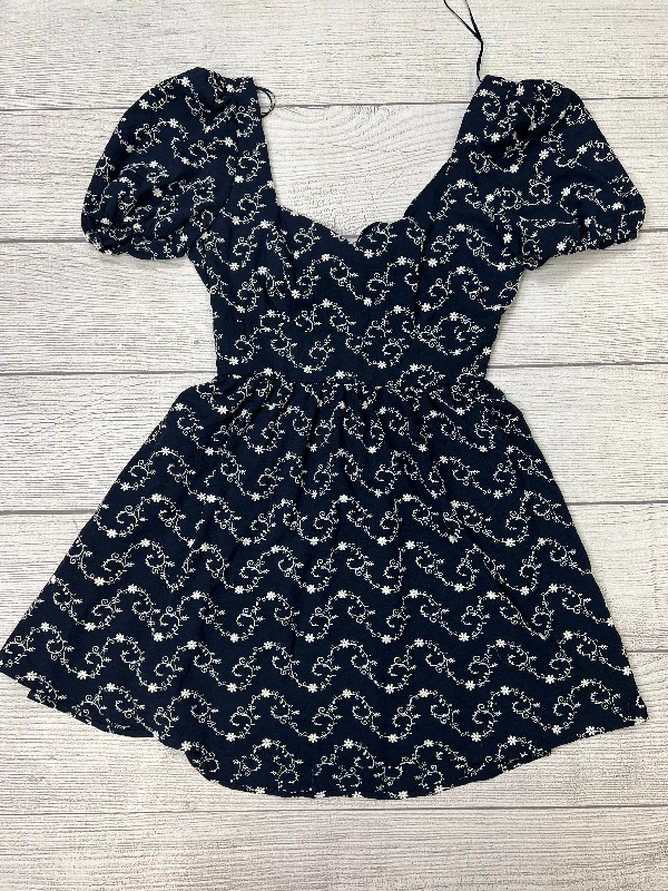 Dress Casual Short By Blue Rain In Navy, Size: M