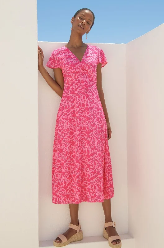 Felicity EcoVero™ Dress | Pink/Pink