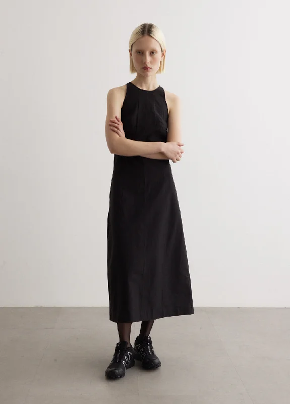 Flute Panelled Cotton Dress