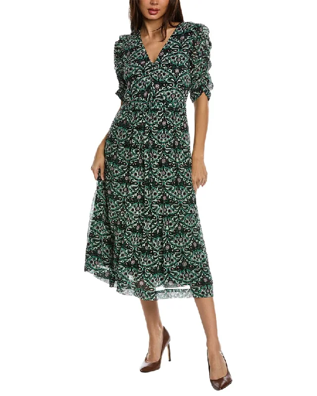 ba&sh Tiered Midi Dress