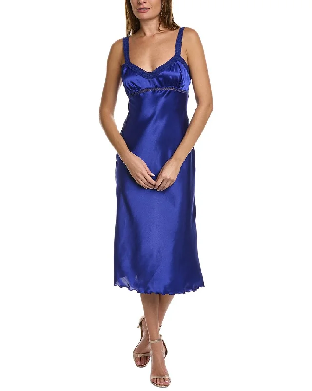 Bebe Satin Midi Dress