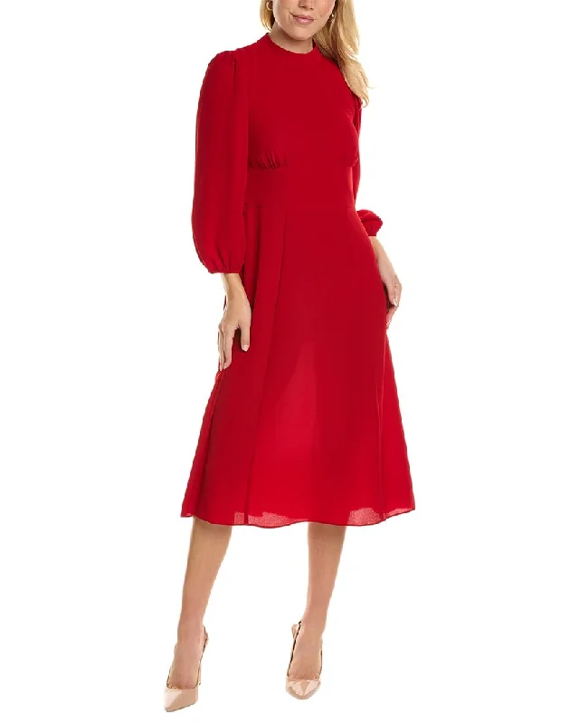 Maggy London Crepe Midi Dress