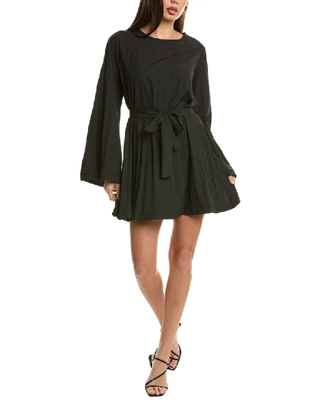 Brook + Lynn Pleated Mini Dress