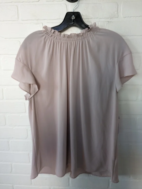 Pink Top Short Sleeve Express, Size L