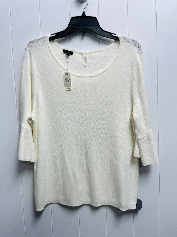 White Top Short Sleeve Talbots, Size Xl