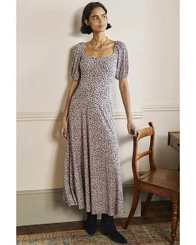 Boden Square Neck Jersey Maxi Dress