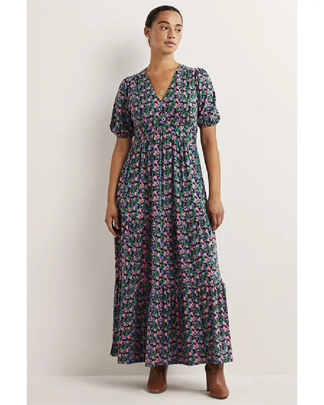 Boden Tiered Jersey Maxi Tea Dress