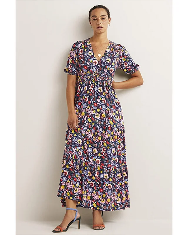 Boden Tiered Jersey Maxi Tea Dress