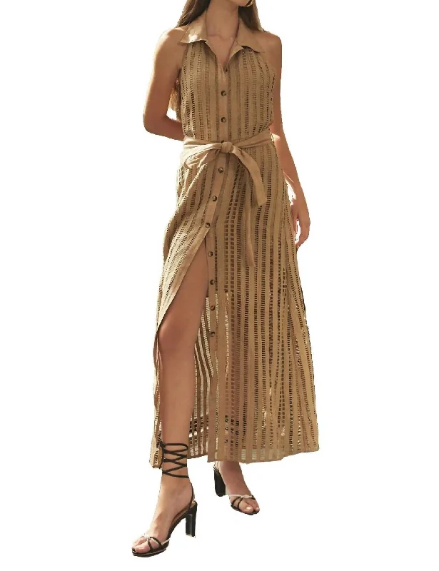 Marissa Maxi Dress In Khaki