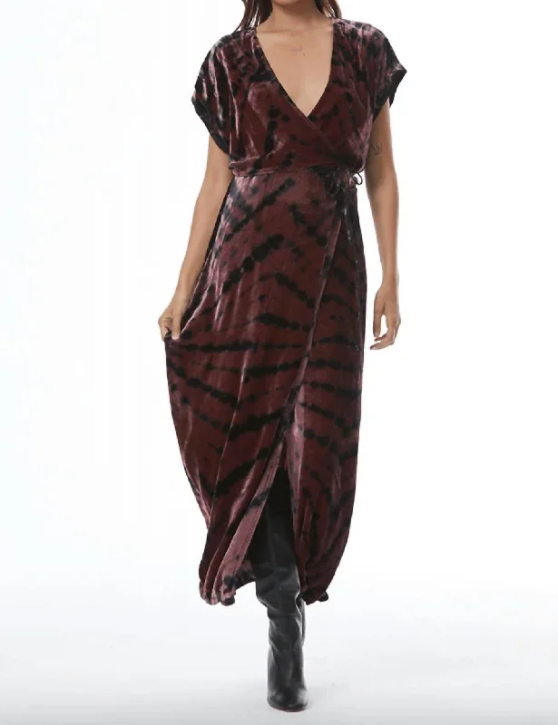 Salina Maxi Dress In Brown