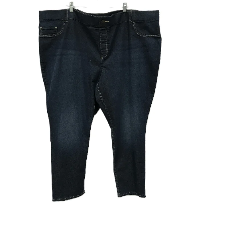 Jeans Straight By Lee In Blue, Size: 28