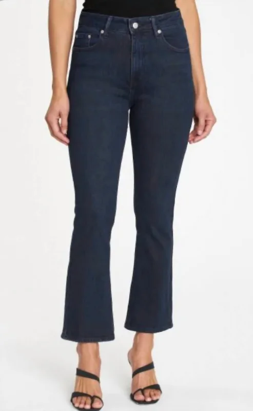 Lennon High Rise Crop Boot Jeans In Joyride