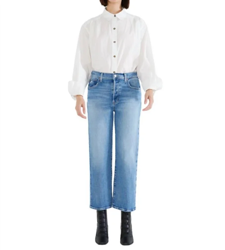 Tia Vintage Straight Jean In Pacific Coast