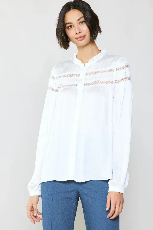 Yoke Lace Blouse