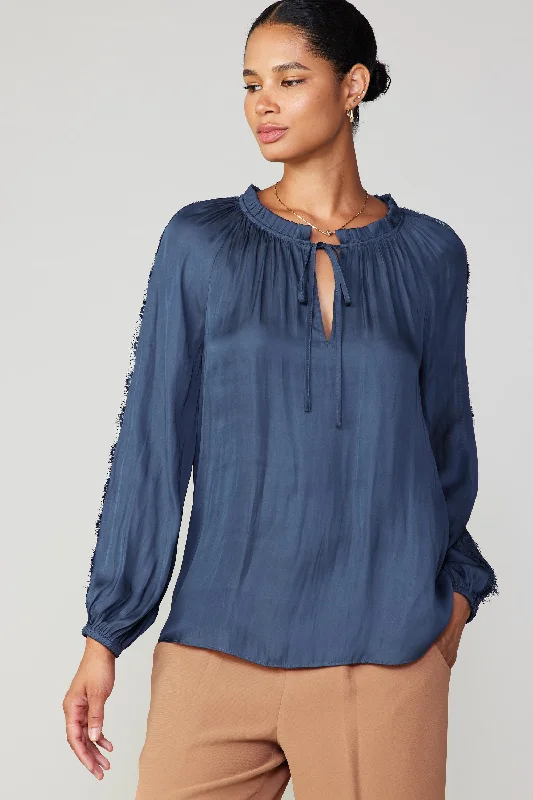 Lace Panel Blouse